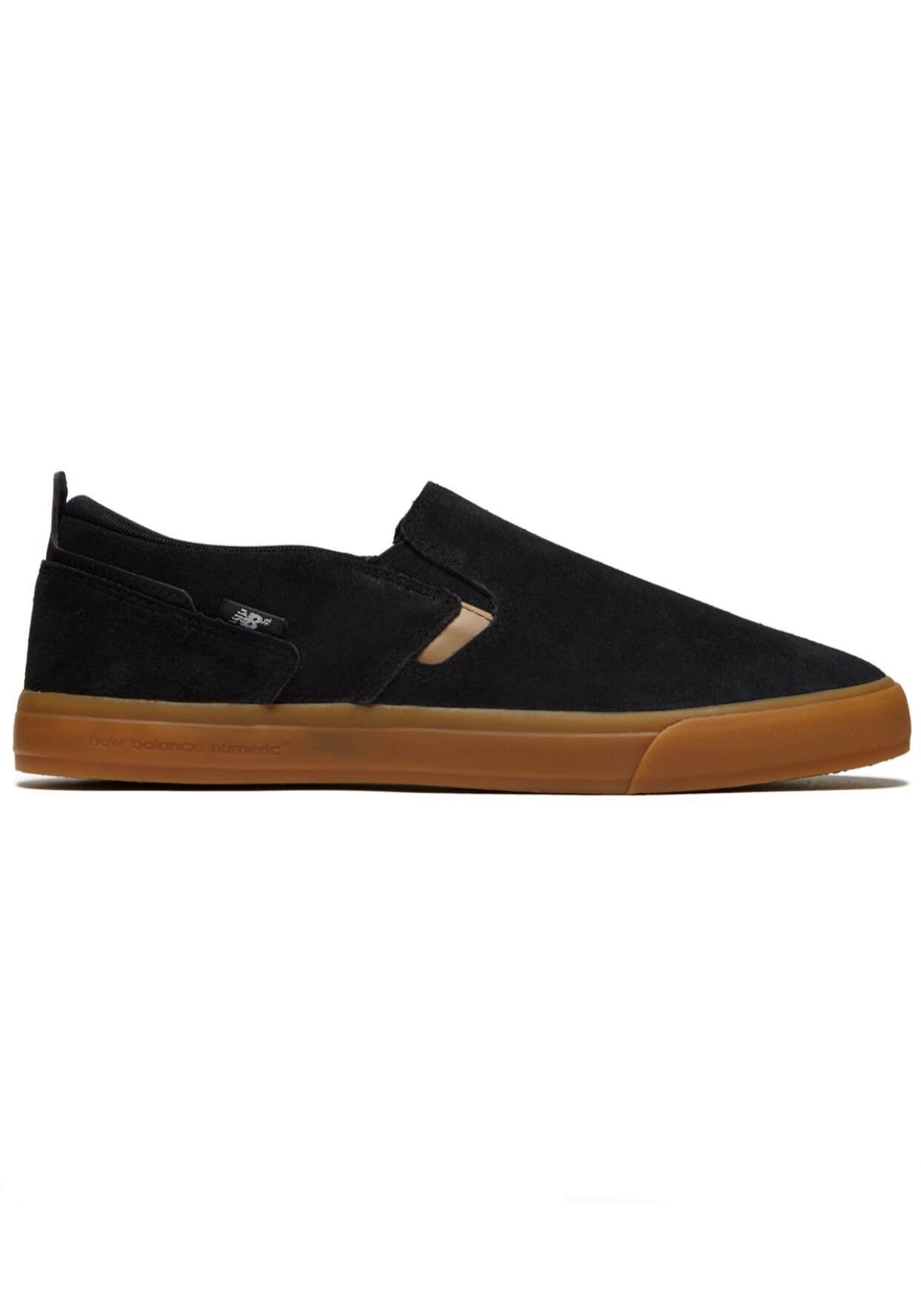 Vans slip ons black gum hot sale