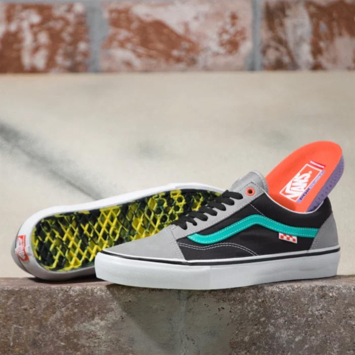 VANS LUCID SKATE OLD SKOOL BLACK GRAY ATLANTIS
