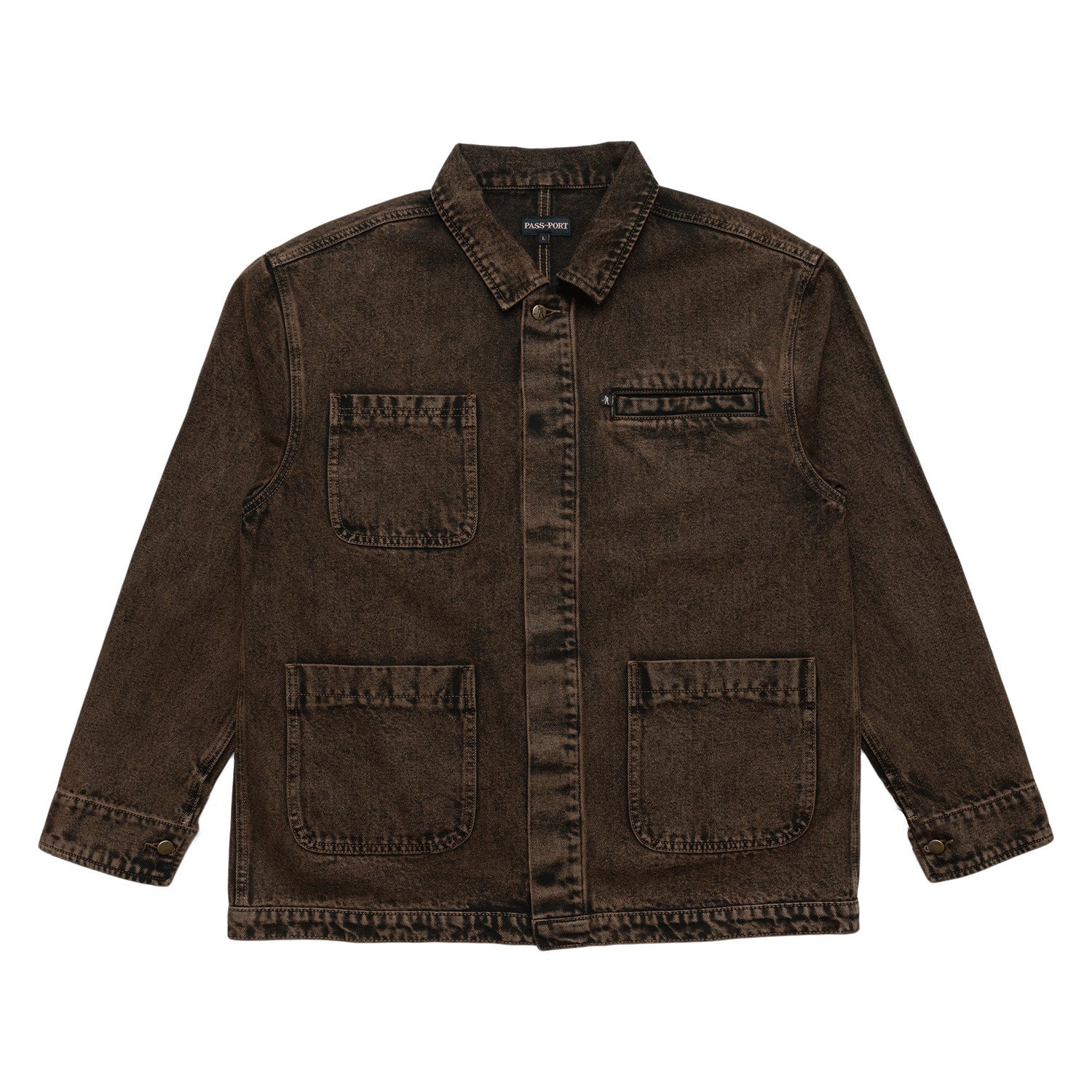 PASS~PORT WORKERS CLUB PAINTERS JACKET (OVER-DYE BROWN) | First